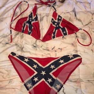 USA flocking brands s/m bathing suit